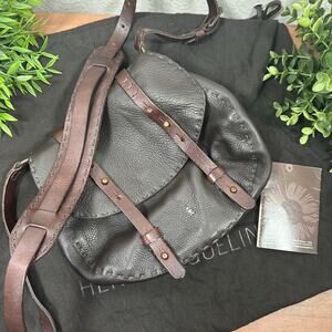 Henry Beguelin Women's Dark Brown Leather Crossbody Bag